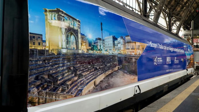 L'une des huit illustrations pour la promotion des destinations italiennes (©Enit) L'une des huit illustrations pour la promotion des destinations italiennes (©Enit)