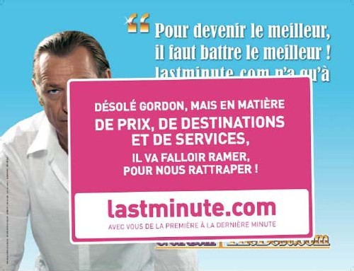 Promotion : Lastminute.com invente Gordon Murphy