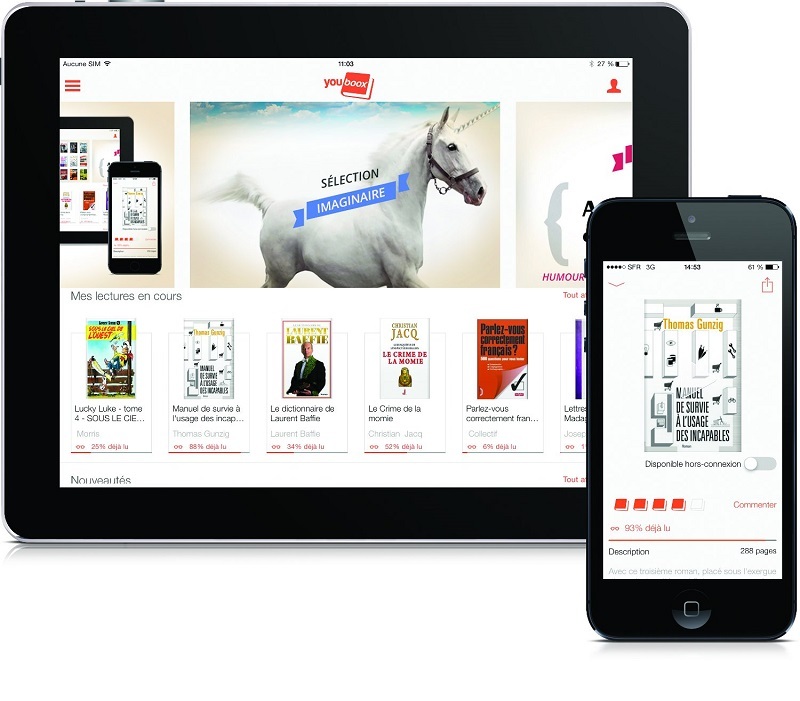 Youboox est la première plateforme de lecture en streaming disponible sur abonnement en France. Youboox est la première plateforme de lecture en streaming disponible sur abonnement en France.