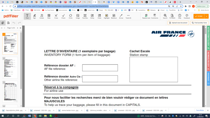 Des petits malins (PDF filler) ont trouvé le moyen de se faire de l'argent...