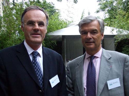 Christophe de Balorre, président du CDT de l'Orne, et Philippe Toussaint, président du Septembre Musical