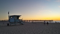 © C.Vuillemin / Coucher de soleil sur une plage de Californie