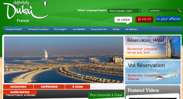 Grâce à la mise en place d'une nouvelle taxe de séjour, Pascal Maigniez espère récupérer de l'argent pour mieux promouvoir Dubaï sur le marché français. DR Grâce à la mise en place d'une nouvelle taxe de séjour, Pascal Maigniez espère récupérer de l'argent pour mieux promouvoir Dubaï sur le marché français. DR