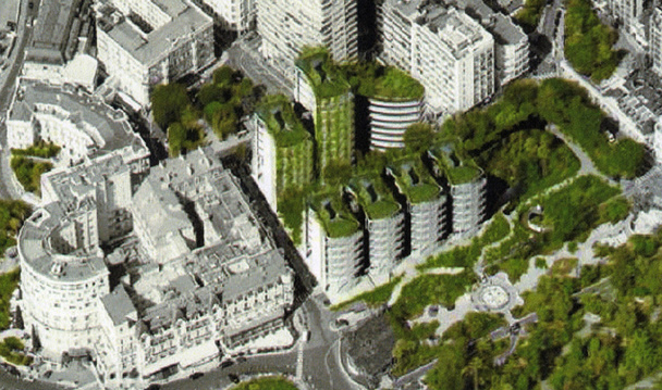 Au début de l’été, 24 pavillons aménagés dans les jardins du casino accueilleront les enseignes de luxe obligées de déménager du Sporting d’hiver, voué à la démolition - DR Au début de l’été, 24 pavillons aménagés dans les jardins du casino accueilleront les enseignes de luxe obligées de déménager du Sporting d’hiver, voué à la démolition - DR