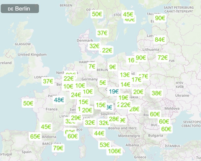 Chronotrains : quelles destinations à portée de train ?