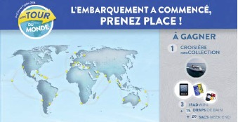 Le Tour du Monde de Costa Croisières est sur Facebook jusqu'au 1er juillet 2014 - DR Le Tour du Monde de Costa Croisières est sur Facebook jusqu'au 1er juillet 2014 - DR