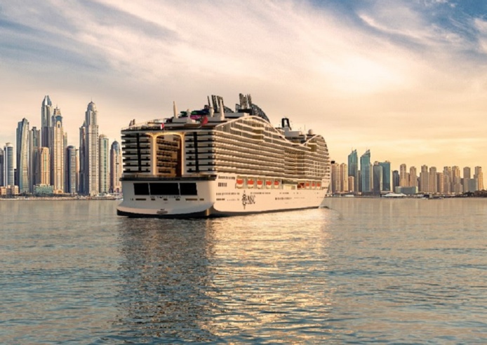 Le MSC World Europa à Marseille les 23 et 24 octobre 2022 - DR Le MSC World Europa à Marseille les 23 et 24 octobre 2022 - DR