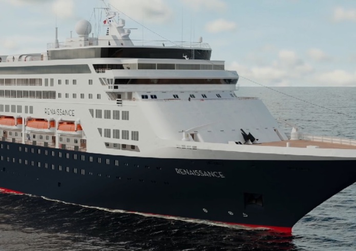 Le Renaissance battra pavillon français et aura comme ports de départ Marseille et Le Havre. Le Renaissance battra pavillon français et aura comme ports de départ Marseille et Le Havre.