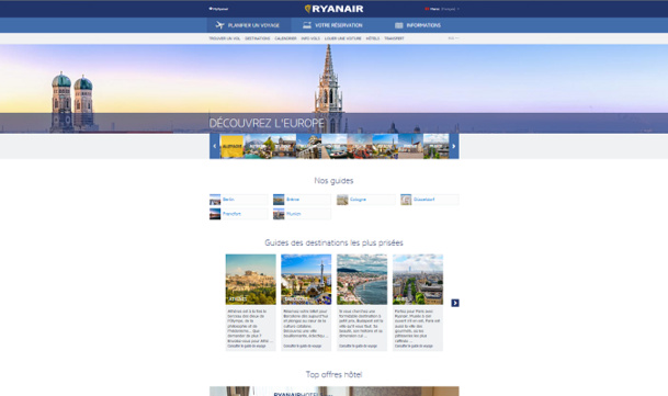 Les guides destination de Ryanair sont disponibles en ligne au format PDF - DR
