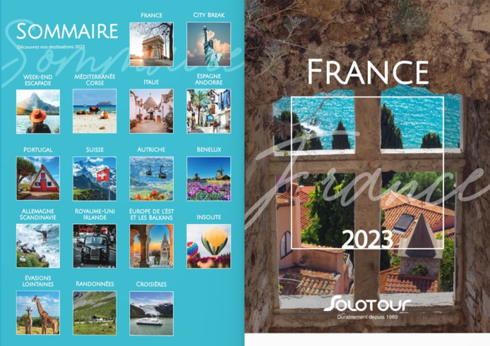La nouvelle brochure Solotour 2023 vient de paraître - DR La nouvelle brochure Solotour 2023 vient de paraître - DR