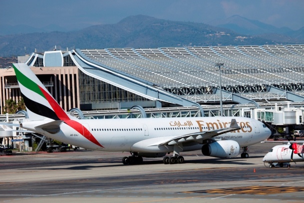 Cela fait désormais 20 ans qu'Emirates opère à l'aéroport Nice-Côte d'Azur - Photo DR