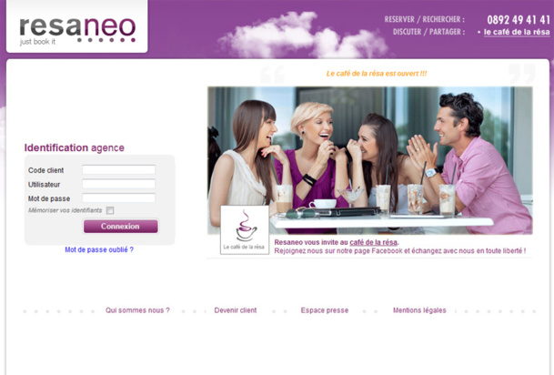 Resaneo propose désormais son moteur de recherche de vols en marque blanche. - DR Resaneo propose désormais son moteur de recherche de vols en marque blanche. - DR