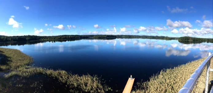 Les lacs (ici, celui de Zarasas) occupent 20 % du territoire de la Lituanie (Photo PB)