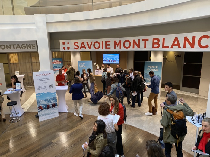 Le workshop Savoie Mont-Blanc accueille la distribution (©BC)