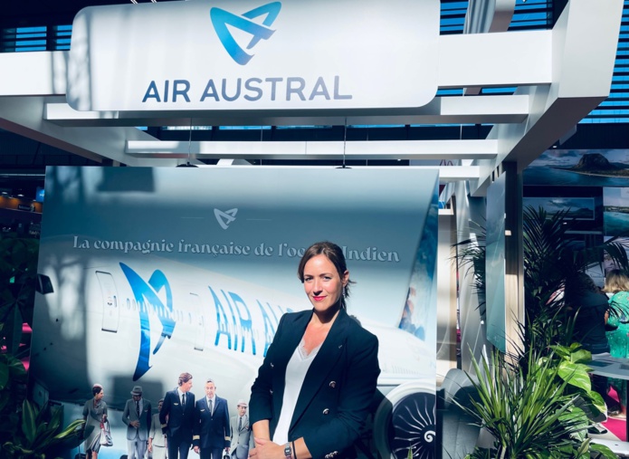 Emmanuelle NAOURES. Responsable Communication Interne & Institutionnelle d'Air Austral