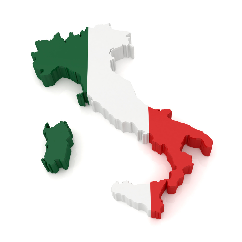 Découvrez la carte d'Italie
