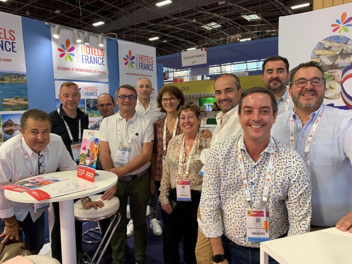 L'équipe d'Hotels Circuits France à l'IFTM Top Resa - Photo CE L'équipe d'Hotels Circuits France à l'IFTM Top Resa - Photo CE