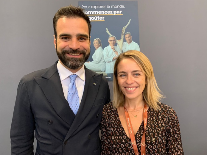 Luigi Stefanelli, le nouveau Directeur Général de Costa pour la France était présent à l'IFTM Top Resa aux côtés d'Aurélie Soulat, la directrice commerciale France - Photo CE