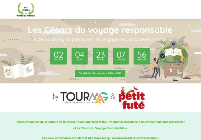 Césars du Voyage Responsable : dernière ligne droite pour les inscriptions !