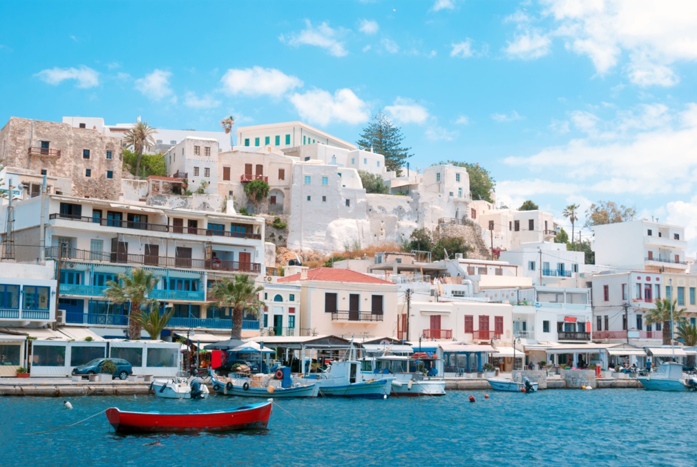 Port on the island of Naxos © zoipap