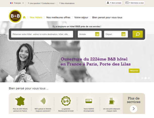 B&B Hôtels : un nouvel hôtel écoresponsable à prix modéré à Paris B&B Hôtels : un nouvel hôtel écoresponsable à prix modéré à Paris