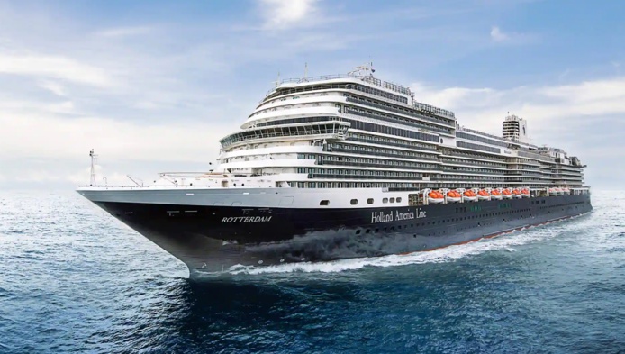 Le navire Rotterdam (Holland America Line) en escale au Havre