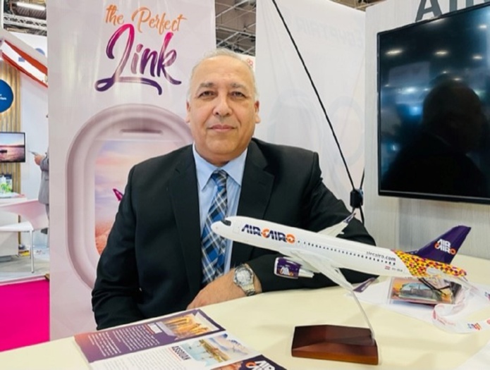 Hussein Sherif, PDG d'Air Cairo : "Les vols commencent en octobre sur Paris, en décembre pour Nantes et Lyon et nous voulons continuer et encore nous développer sur le marché français. " - DR CH