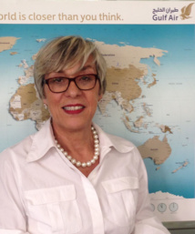 Marcelle Marquis la directrice France de Gulf Air. Marcelle Marquis la directrice France de Gulf Air.