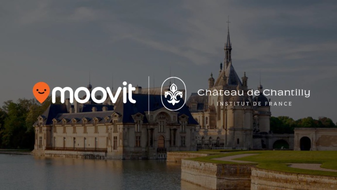 Mobilité : Moovit partenaire du château de Chantilly