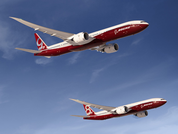 La production de 777X devrait débuter en 2017, la première livraison étant prévue en 2020 - DR : Boeing