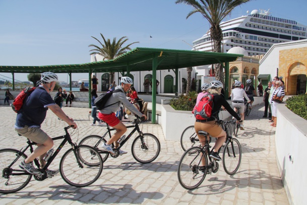 Une excursion depuis le port de la Goulette permet de découvrir Carthage à vélo - DR