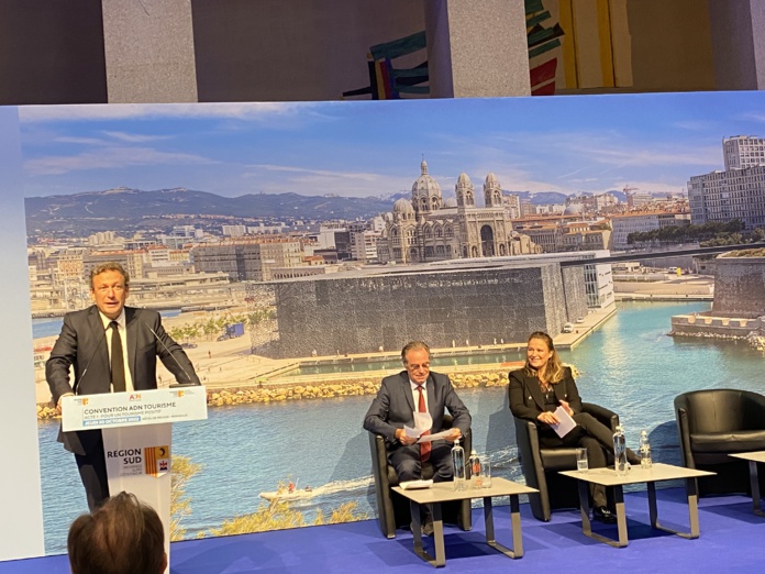 François de Canson introduit la Convention devant Renaud Muselier et Olivia Grégoire (©BC) François de Canson introduit la Convention devant Renaud Muselier et Olivia Grégoire (©BC)