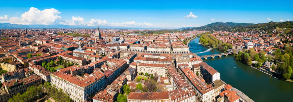 Vue panoramique aérienne de Turin, Italie © saiko3p - stock.adobe.com