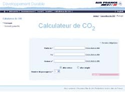 Air France met en ligne son calculateur d'émissions de CO2