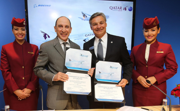 Qatar Airways finalise une commande de 50 avions B777-9X Qatar Airways finalise une commande de 50 avions B777-9X