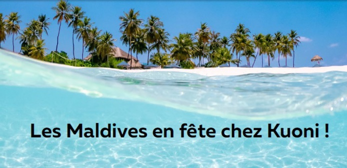 Kuoni lance un challenge de ventes "Les Maldives en fête !" - DR Kuoni lance un challenge de ventes "Les Maldives en fête !" - DR