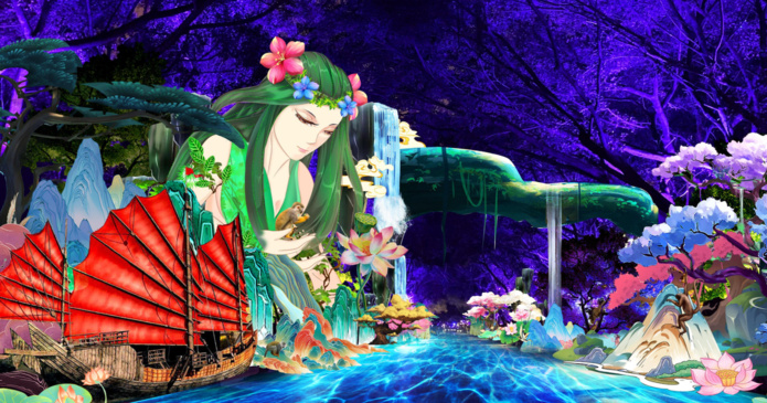 Le tableau d'entrée du Festival des Lanternes 2022(©DR) Le tableau d'entrée du Festival des Lanternes 2022(©DR)