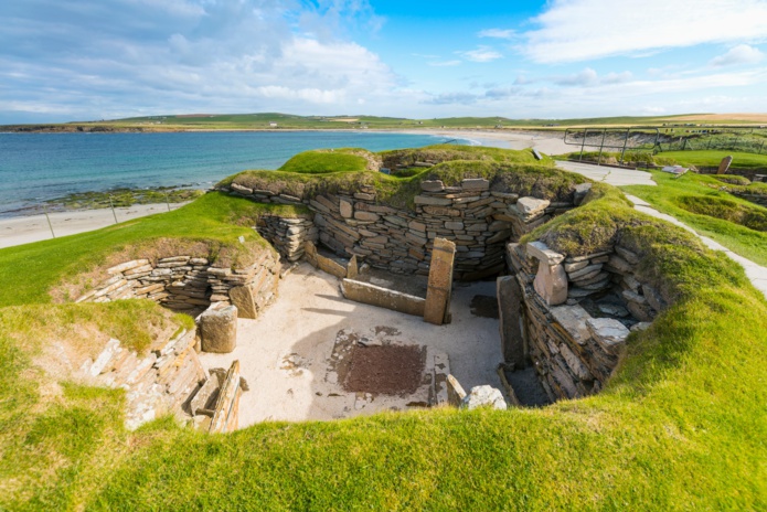 © VisitScotland | Skara Brae, dans les Orcades - site inscrit au patrimoine mondial de l'UNESCO.  Pour en savoir plus sur les Césars du Voyage Responsable cliquez sur l'image