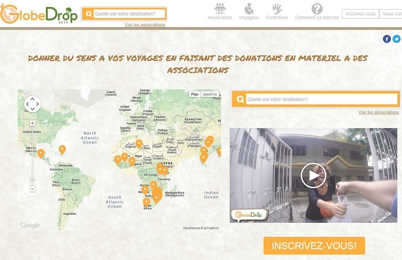 GlobeDrop.org est une nouvelle plateforme gratuite qui met en relation voyageurs et ONG locales dans le monde entier.