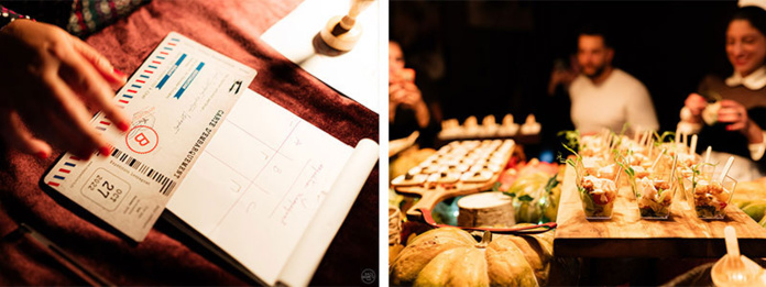 © Jules Despretz, soirée immersive d’Halloween organisée pour Chapka. Des détails esthétiques, la clé pour de la création de contenus par vos convives