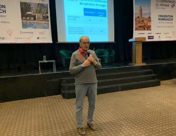Jean-Pierre Mas, Président des Entreprises du Voyage a fait un point sur l'activité tourisme - Photo CE Jean-Pierre Mas, Président des Entreprises du Voyage a fait un point sur l'activité tourisme - Photo CE