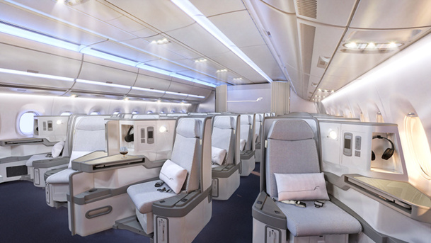 Le siège Zodiac Cirrus III de la Classe Affaires s’inclinera totalement à l’horizontale - DR : Finnair