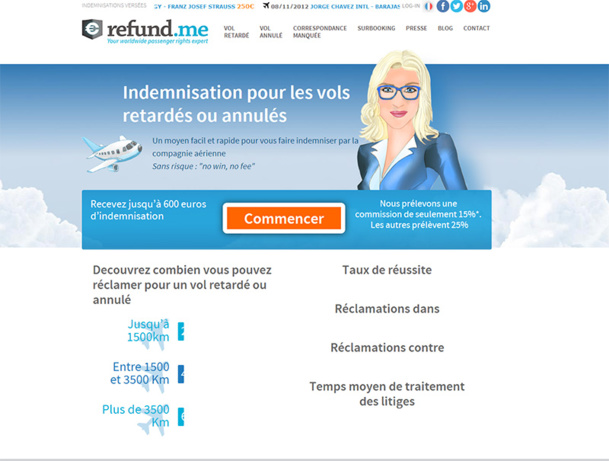 Indemnisation vols : Refund.me ouvre son application aux agents de voyages