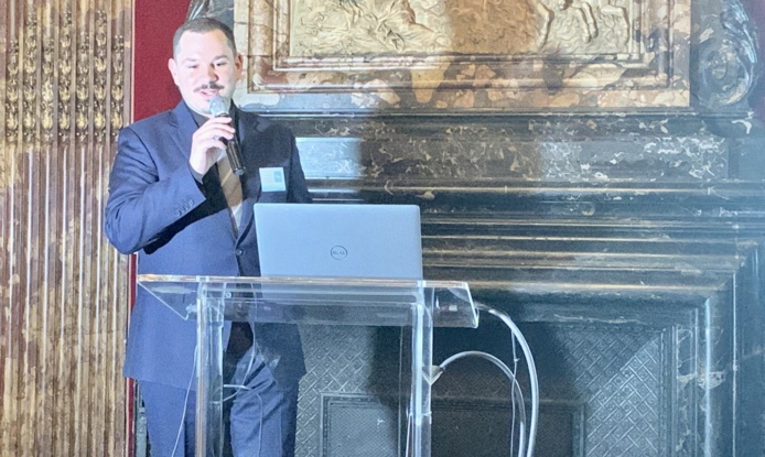 Jean Cranney, Directeur France chez Trip.com, à l'hôtel Westin Paris Vendôme. ©David Savary Jean Cranney, Directeur France chez Trip.com, à l'hôtel Westin Paris Vendôme. ©David Savary