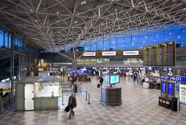 Helsinki’s airport will be equipped with a passenger localization system via wifi before the end of 2014 - Copyright © Finavia Corporation