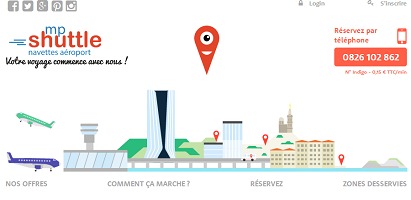 MP Shuttle propose 110 points de rendez-vous pour la prise en charge des passagers à Marseille - Capture d'écran MP Shuttle propose 110 points de rendez-vous pour la prise en charge des passagers à Marseille - Capture d'écran
