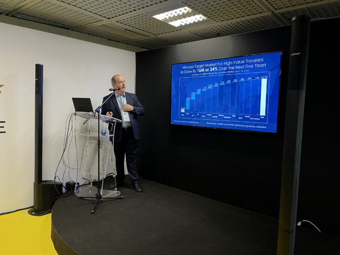 Matthew Upchurch présente les perspectives favorables du Reseau Virtuoso à l’Iltm (@PB) Matthew Upchurch présente les perspectives favorables du Reseau Virtuoso à l’Iltm (@PB)