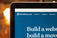 une photo de wordpress ouvert sur un ordinateur © Stephen Phillips