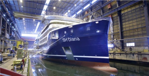 Swan Hellenic fait l'acquisition du SH Diana - Photo chantier naval d'Helsinki