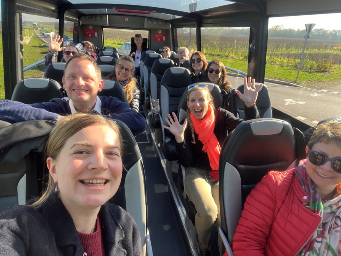 En eductour sur le Route des Vins à bord du Kut'zig (©Lisela)